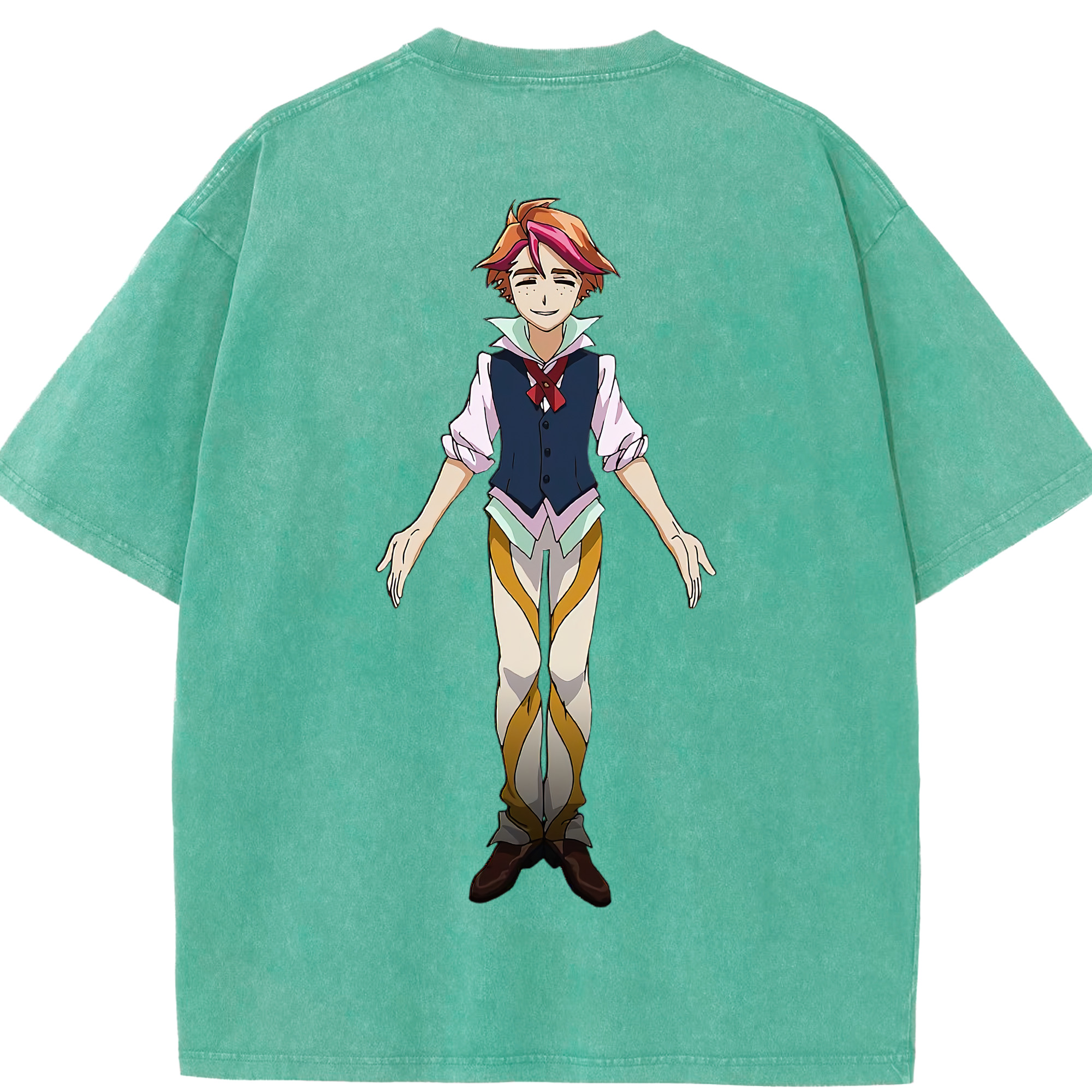 （画像用） 遊☆戯☆王 Yu-Gi-Oh! 綿100% ヴィンテージ風 半袖Tシャツ（背面プリント）